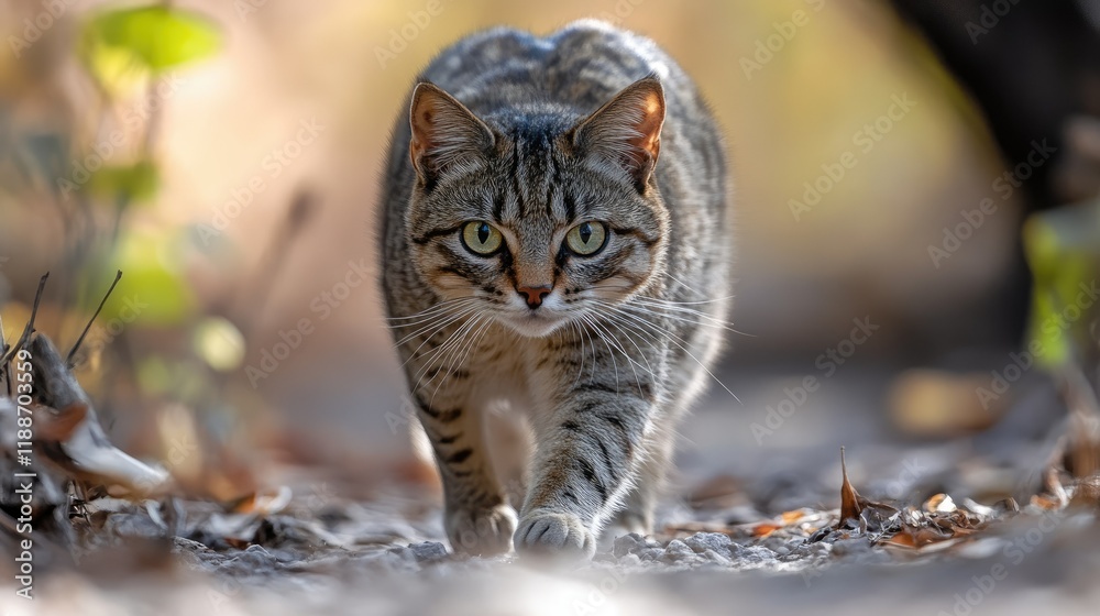 Naklejka premium The mighty, domineering and very cute civet cat