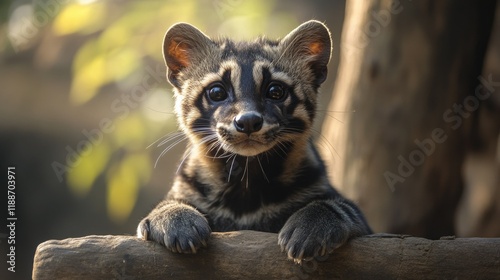 The mighty, domineering and very cute civet cat photo