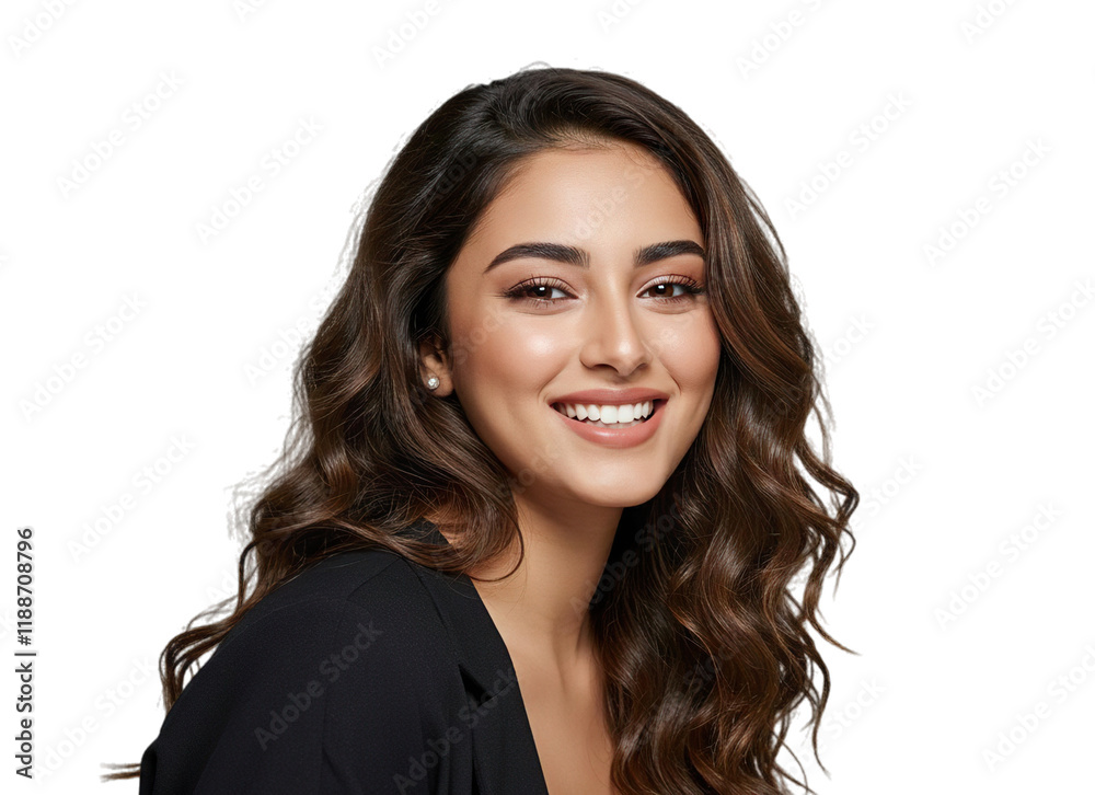 Portrait of smiling girl enjoying beauty treatment on beige background. Beautiful natural woman looking at copy space, spa and wellness concept. Carefree laughing woman with bare shoulders isolated. Portrait of smiling girl enjoying beauty treatment on beige background. Beautiful natural woman looking at copy space, spa and wellness concept. Carefree laughing woman with bare shoulders isolated.
