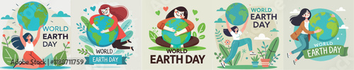 Women celebrating World Earth Day