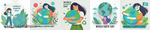 Women celebrating World Earth Day