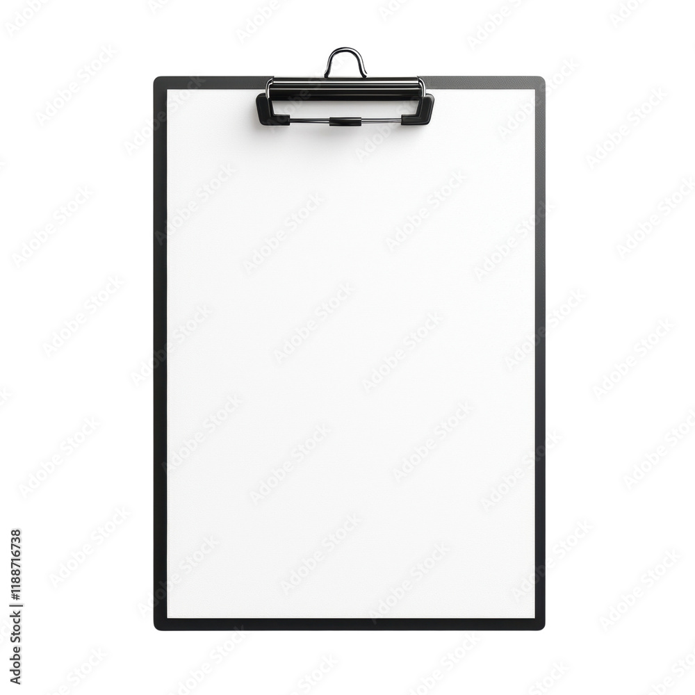 Blank clipboard ready for notes and sketches Blank clipboard ready for notes and sketches