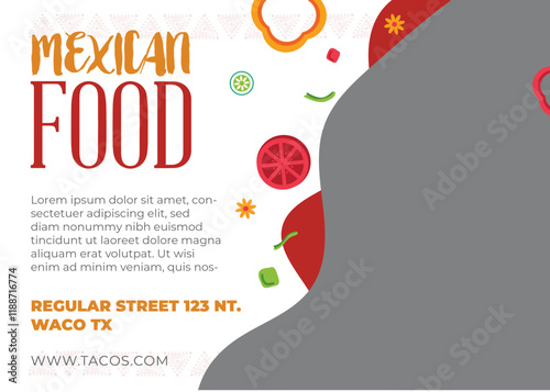 Mexican food burrito, soda, nachos, tacos Nachos sauce with salsa and tomato traditional spicy meal and chalkboard hat vector menu , burritos, guacamole cook