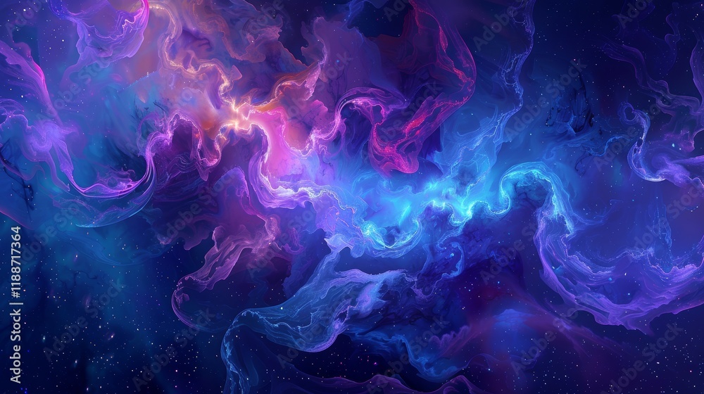 Fototapeta premium Abstract Nebula Wallpaper