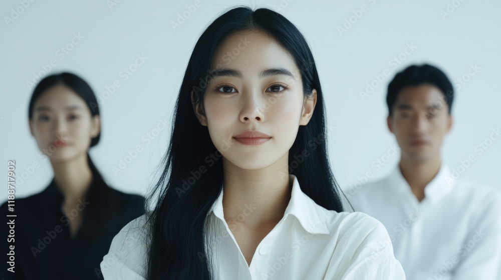 Professional Teamwork and Diversity Portrait