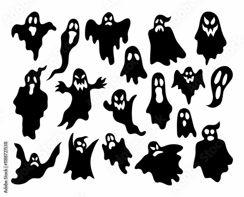 halloween decoration ghost shape collection