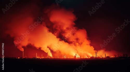 Inferno: Nightfall at the Petrochemical Plant