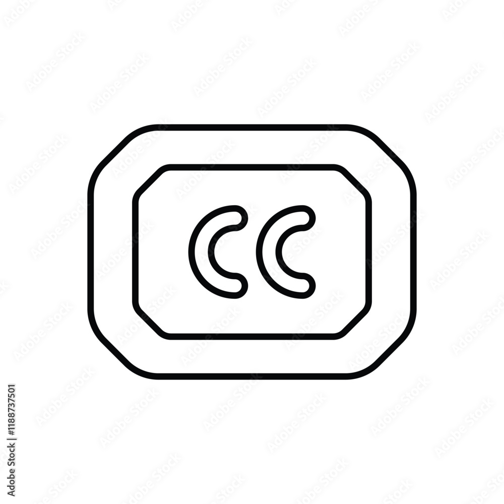 Obraz premium Closed Captioning