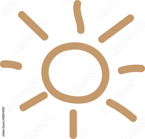 sun vector element