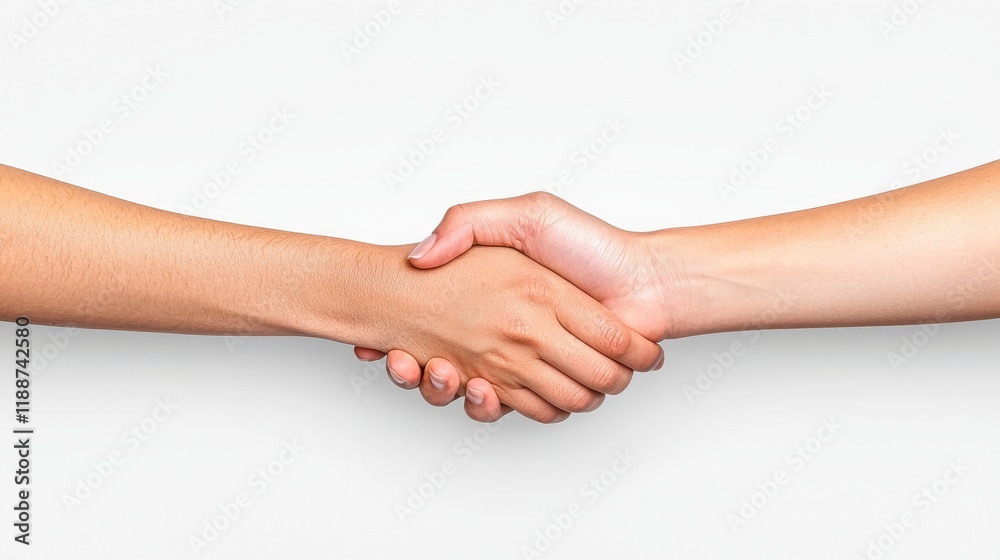 Two hands engaged in a handshake against a plain background, symbolizing agreement, partnership, or a welcoming gesture. Two hands engaged in a handshake against a plain background, symbolizing agreement, partnership, or a welcoming gesture.