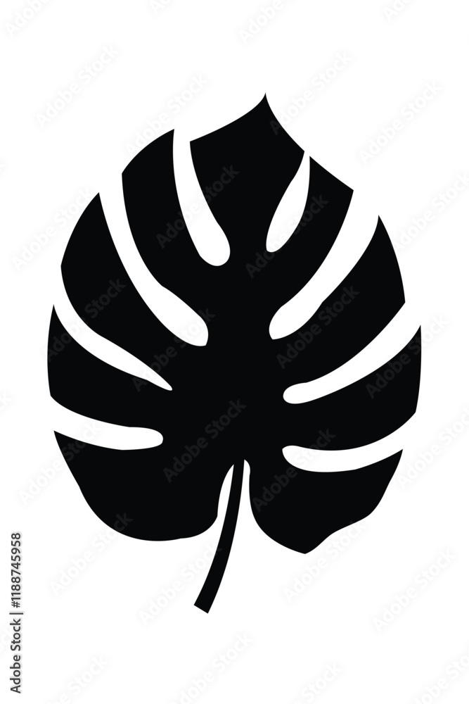Tropical Leaf Clipart Vector Illustration Tropical Leaf Clipart Vector Illustration