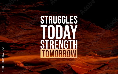 Inspirational quotes about fighting and overcoming struggles. Perfect for motivational posters, merchandise, and digital art. Highlight perseverance, courage, and the journey to success. photo