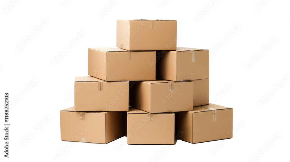 stack of cardboard boxes stack of cardboard boxes