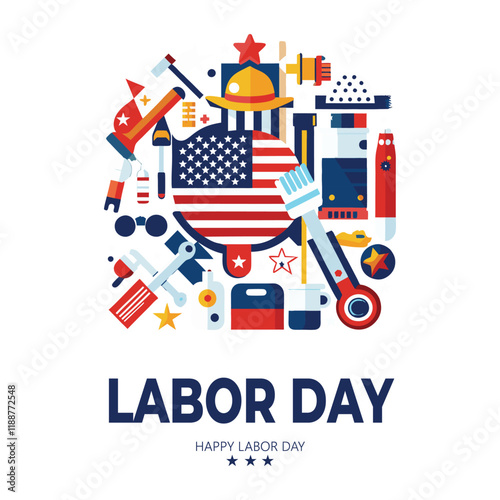 Celebrating 1st may USA labor day