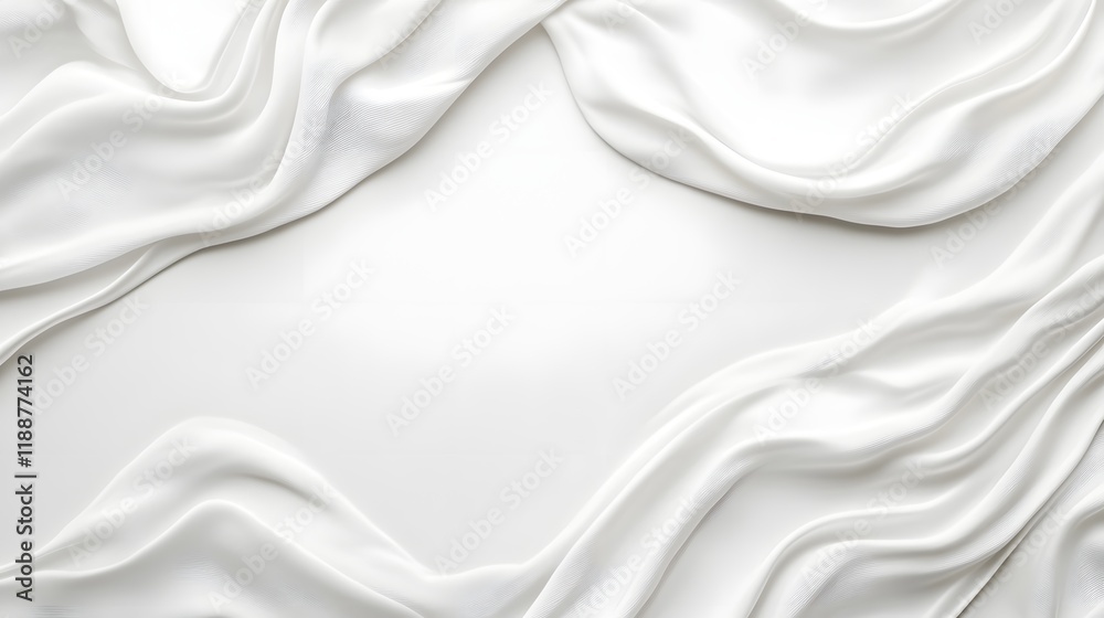 Obraz premium Smooth and White Textured Background Suitable for Photography and Minimalist Layouts