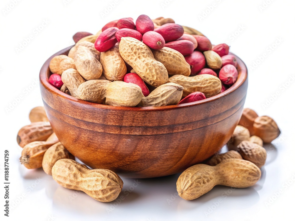 Raw Peanuts in Bowl - High-Resolution Stock Photo, Crisp Images, Bright Colors, Food Photography Raw Peanuts in Bowl - High-Resolution Stock Photo, Crisp Images, Bright Colors, Food Photography