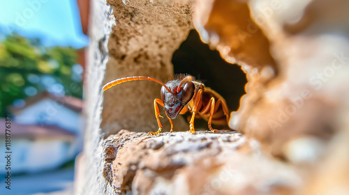 Ant infestation in residential premises. photo