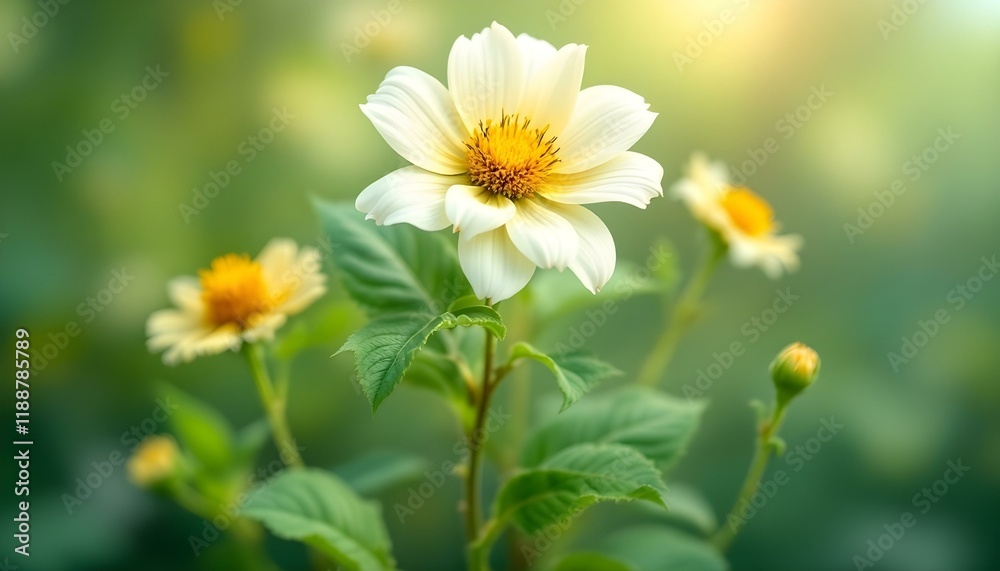 A high-quality and visually appealing illustration of a popular flower for microstock A high-quality and visually appealing illustration of a popular flower for microstock