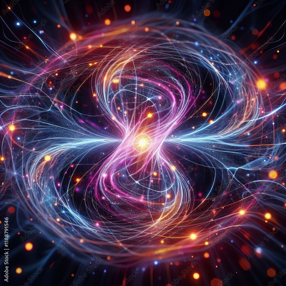 Obraz premium Quantum Flow