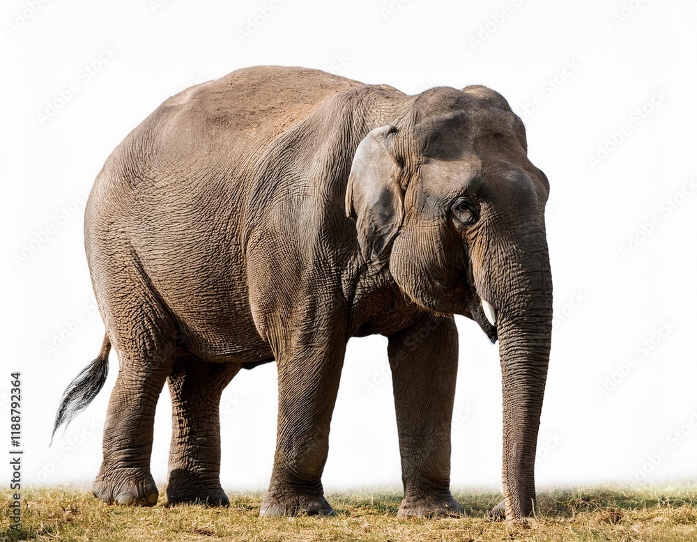 Obraz premium elephant isolated on white