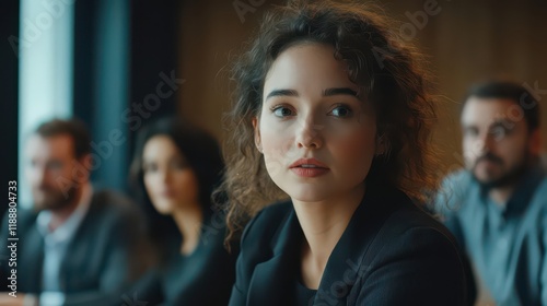 Wallpaper Mural Engaging Business Meeting with Focused Participants Torontodigital.ca