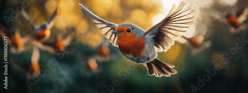 Wallpaper Mural closeup of a bird, Robin, Mockingjay,  Torontodigital.ca