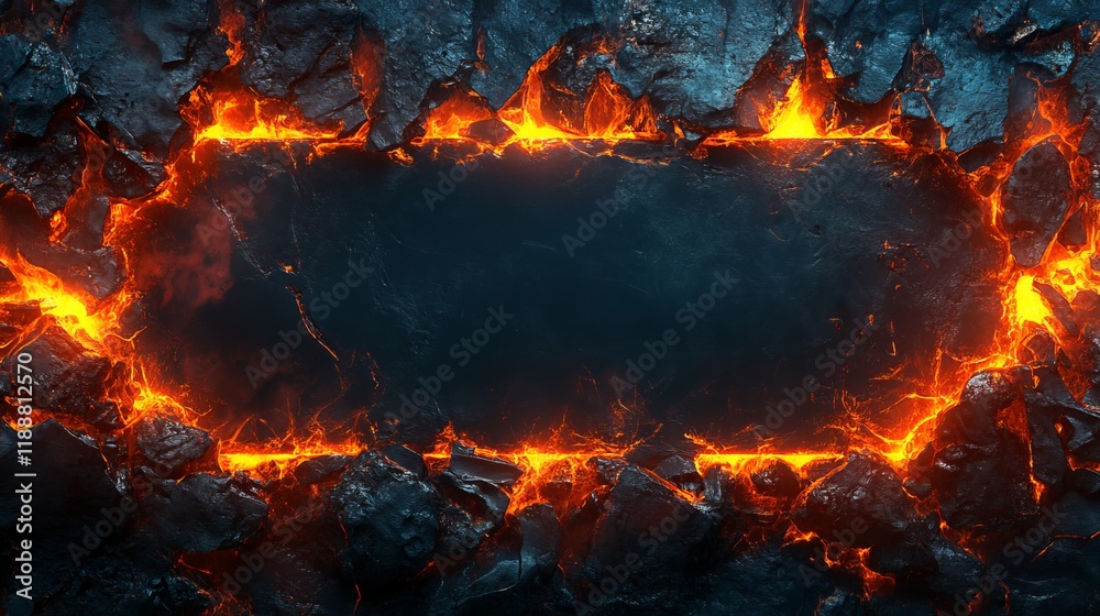 Vivid Flame Frame Illuminating a Dark Background Creating an Intense and Dramatic Visual Contrast Vivid Flame Frame Illuminating a Dark Background Creating an Intense and Dramatic Visual Contrast