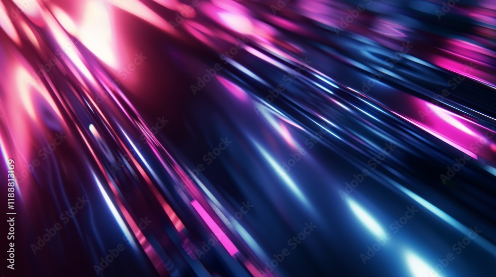 Obraz premium Abstract Purple Blue Gradient Lines Wallpaper