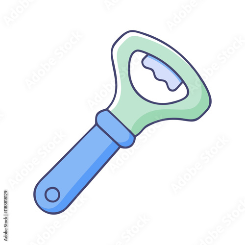 bottle opener vector icon, bottle opener vector illustration - simple illustration of bottle opener, perfect for logos,and bottle opener -themed designs.