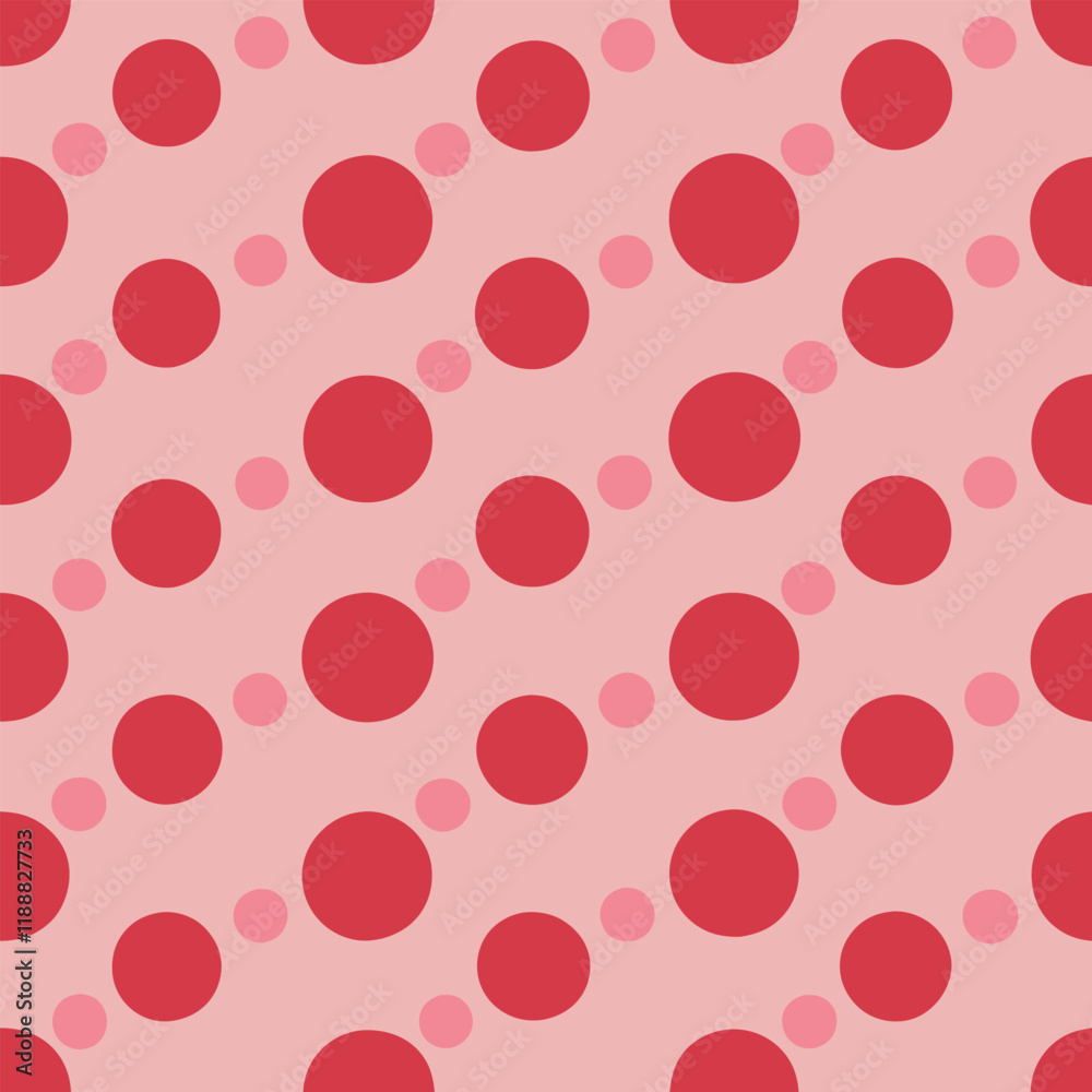 red dots background illustration