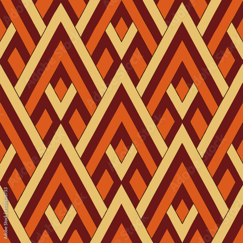 seamless geometric pattern with triangles illustration