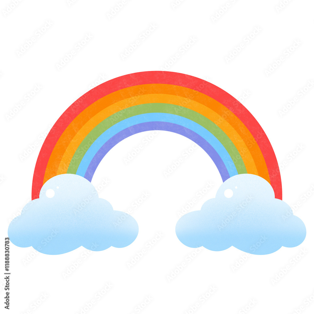 rainbow and clouds rainbow and clouds
