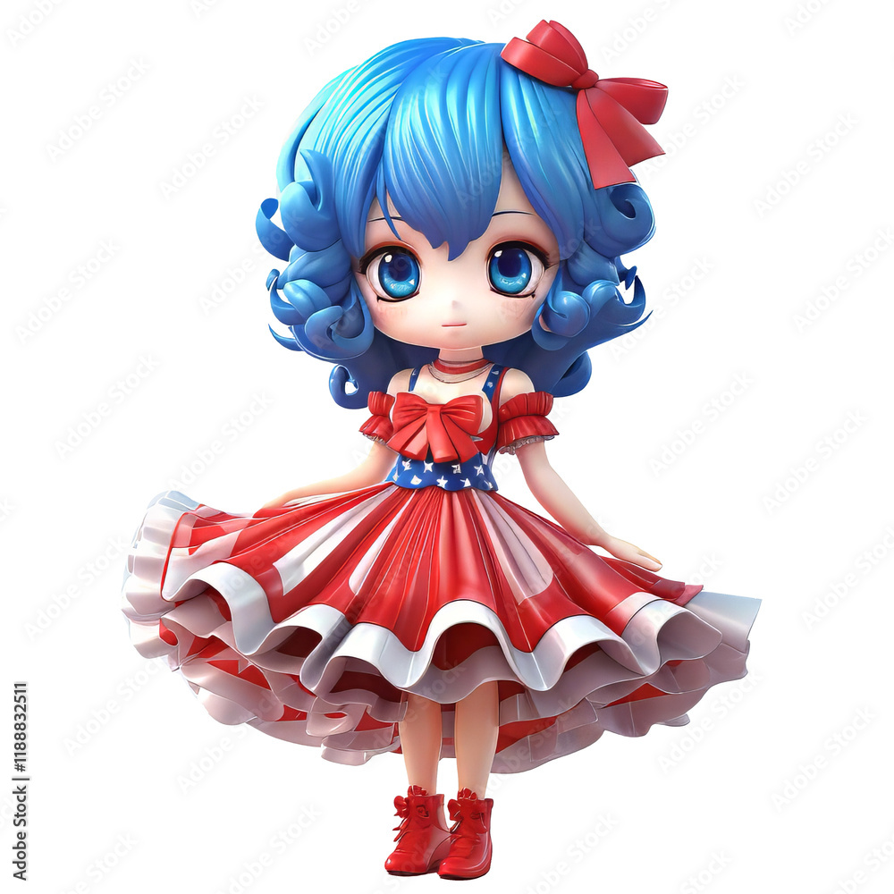 doll in a red dress doll in a red dress