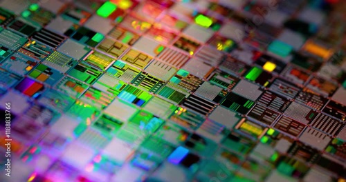 Silicon semiconductor wafer close-up. In electronics, a wafer also called a slice or substrate is a thin slice of semiconductor, a crystalline silicon, used for the fabrication of integrated circuits