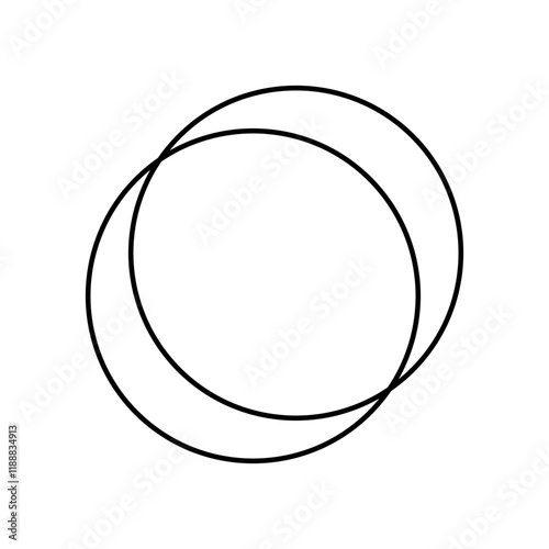 circle shape isolated