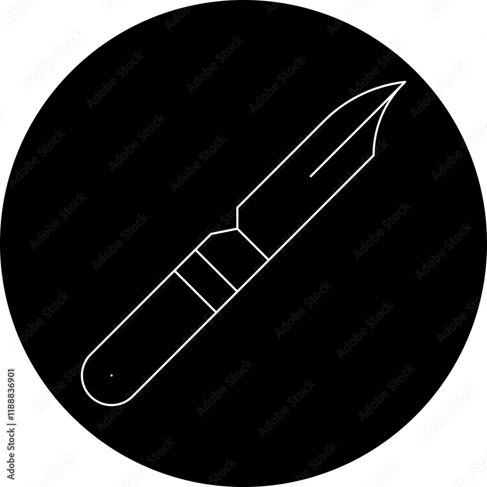 Construction Knife icon single vector illustration Construction Knife icon single vector illustration