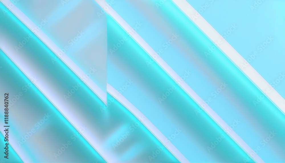 Fototapeta premium minimalist abstract geometric pattern with overlapping translucent blue and white shapes, ideal for modern design backdrops and branding