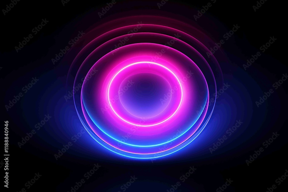 neon glowing pink circular swirl with vibrant purple hues on a dark background, modern and futuristic abstract digital art with sci-fi aesthetic neon glowing pink circular swirl with vibrant purple hues on a dark background, modern and futuristic abstract digital art with sci-fi aesthetic