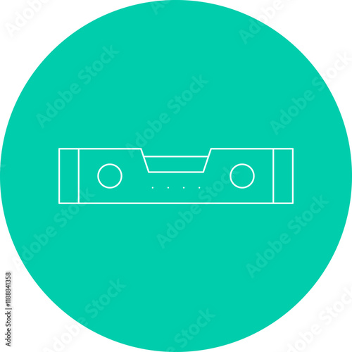 Level Tool icon single vector illustration photo