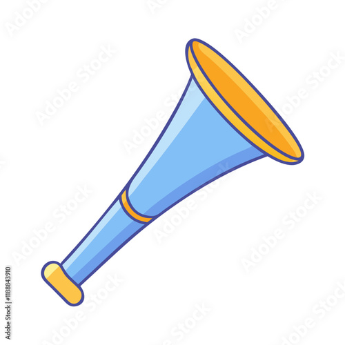 bugle vector icon, bugle vector illustration - simple illustration of bugle, perfect for logos,and bugle -themed designs.