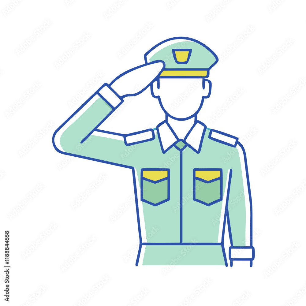 saluting soldier vector icon, saluting soldier vector illustration - simple illustration of saluting soldier, perfect for logos,and saluting soldier -themed designs. saluting soldier vector icon, saluting soldier vector illustration - simple illustration of saluting soldier, perfect for logos,and saluting soldier -themed designs.