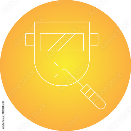 Welding Equipment icon single vector illustration photo