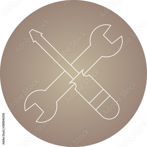 Layout Tools icon single vector illustration photo