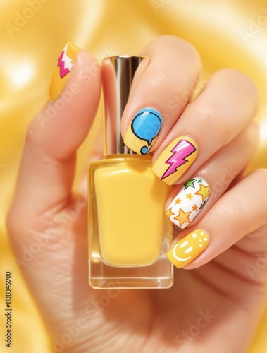 Pop Art Nail Art: Bold and Playful Designs photo