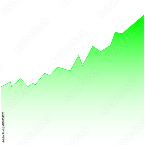 green trading graph