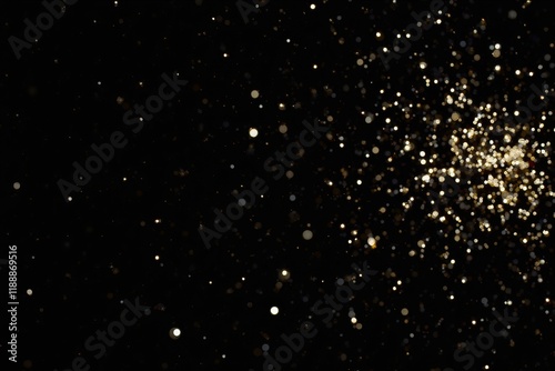 Starry Night of Glowing Particles