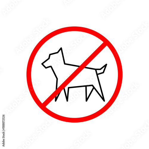 Dog prohibition element 