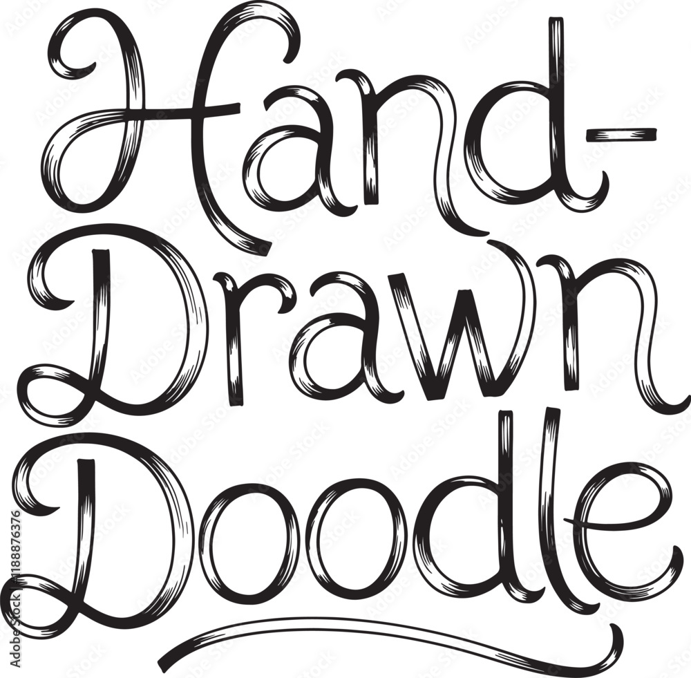 Obraz premium Hand drawn doodle vector design