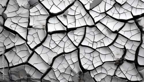 cracked white and black texture