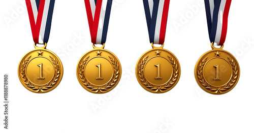 gold silver and medals